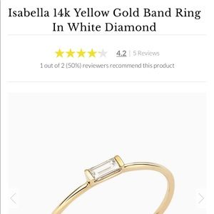 Kendra Scott Isabella 14k Diamond Ring